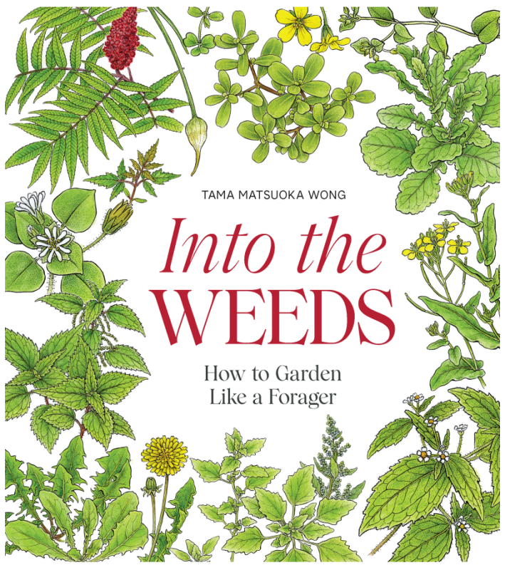 Front cover of a book titled, "Into the Weeds: How to Garden Like a Forager."