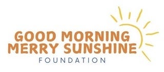 A business logo that reads, "GOOD MORNING MERRY SUNSHINE FOUNDATION" with a sun.